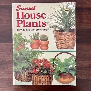 House Plants by Sunset How to gardening Vintage book gift